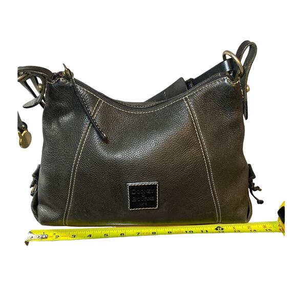 Dooney & Bourke Satchel Handle Brown Soft Pebble Leather - Picture 5 of 9